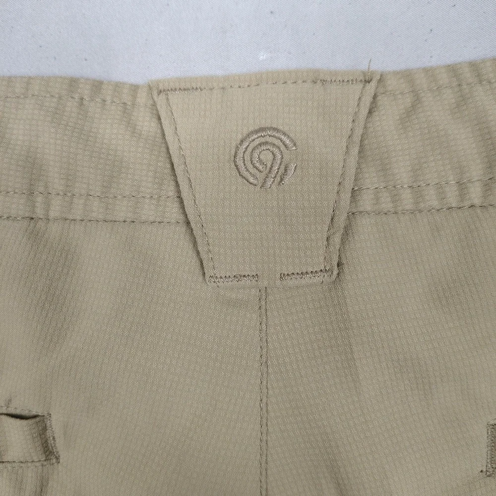 Champion Cargo Shorts Mens 36W Khaki Ripstop Hiking Performance 99222-P9G